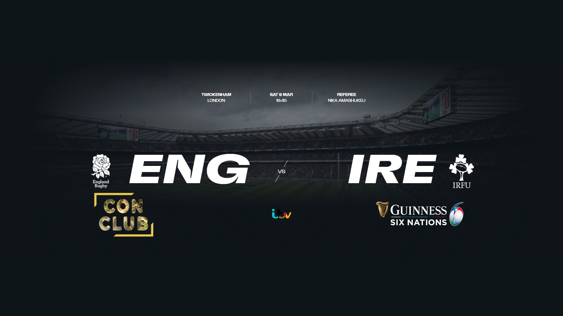 9th Mar. 2024: England vs Ireland Rugby 6 Nations