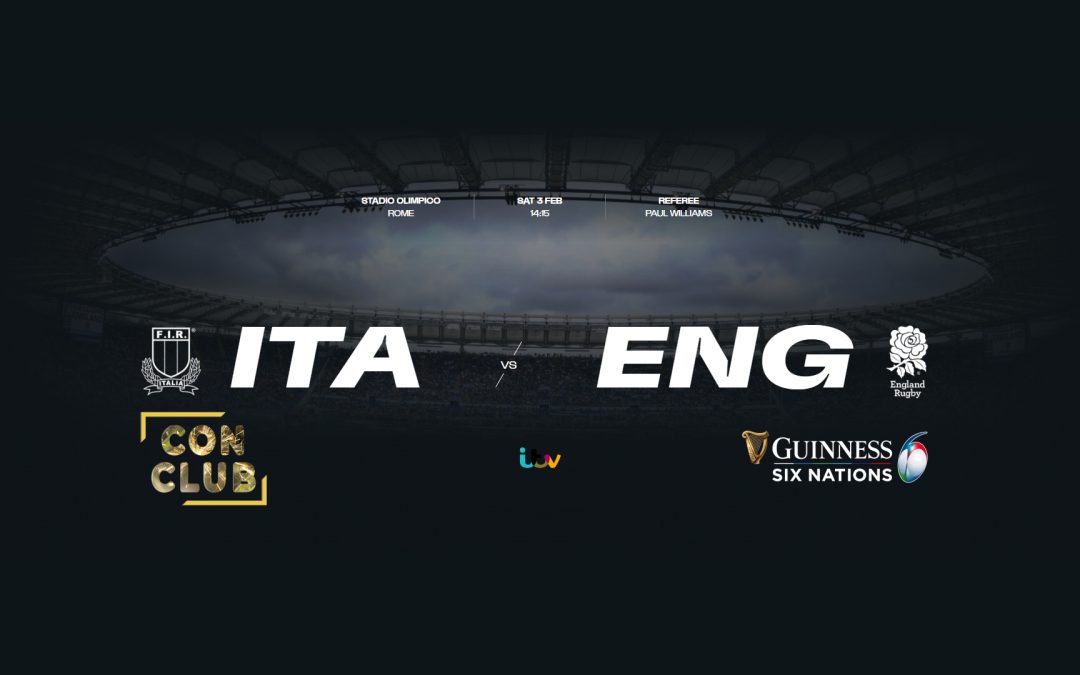 3rd Feb. 2024: Italy vs England Rugby 6 Nations