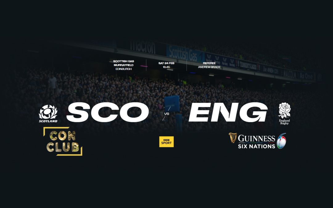 24th Feb. 2024: Scotland vs England Rugby 6 Nations